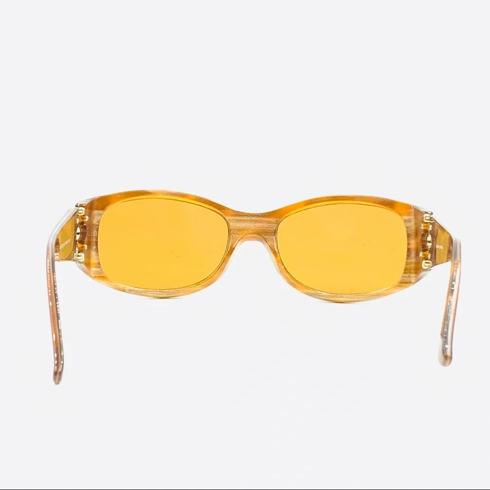Roberto Steffani Brown Oval Sunglasses Frames